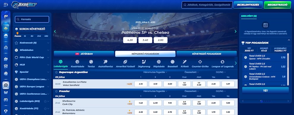 BassBet sportfogadás
